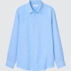Рубашка мужская UNIQLO 448959COL63 синяя XS (доставка из-за рубежа)