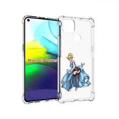 Чехол MyPads девушка-в-платье-красивая женский для Motorola Moto G9 Power