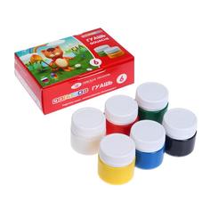 Гуашь 6 цветов х 15 мл ЗХК "Цветик" Завод художественных красок «Невская палитра»