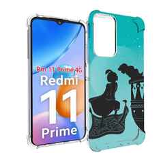 Чехол MyPads алладин тень для Xiaomi Redmi 11 Prime 4G