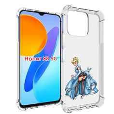 Чехол MyPads девушка-в-платье-красивая женский для Honor X8 5G