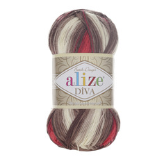 Пряжа ALIZE Diva batik, 100 г, 350 м, 100% микрофибра, ТУ (4574), 5 мотков