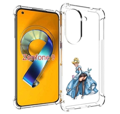 Чехол MyPads девушка-в-платье-красивая женский для Asus Zenfone 9 (AI2202)