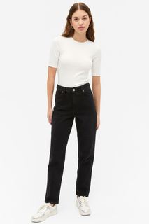 Джинсы женские Monki 0912483001 черные 26 (доставка из-за рубежа)