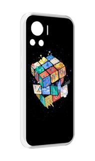 Чехол MyPads Кубик-Рубика для Motorola Edge 30 Ultra