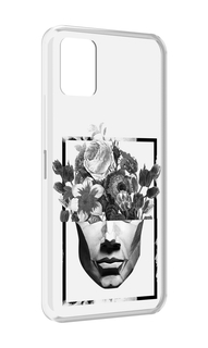 Чехол MyPads черно белая ваза в абстракции для Umidigi Power 5