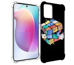 Чехол MyPads Кубик-Рубика для Motorola Edge 30 Neo