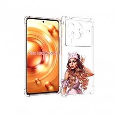 Чехол MyPads девушка-с-маской-для-сна женский для Vivo X80 PRO