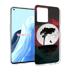 Чехол MyPads качели-над-пропастью для OPPO RENO 7 4G