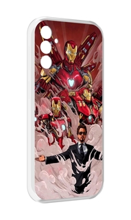 Чехол MyPads Тони-Старк-и-костюмы для Samsung Galaxy M13