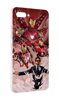 Чехол MyPads Тони-Старк-и-костюмы для ITEL A25 / ITEL A25 Pro / ITEL A35