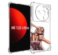 Чехол MyPads девушка-в-прозрачной-одежде для Xiaomi 12S Ultra