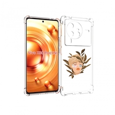 Чехол MyPads лицо-с-патчами для Vivo X80 Pro