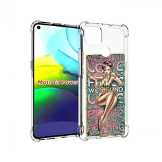 Чехол MyPads постер-рианна для Motorola Moto G9 Power