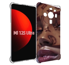 Чехол MyPads лицо девушки тень женский для Xiaomi 12S Ultra