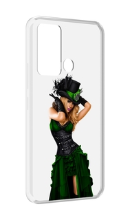 Чехол MyPads девушка-в-модном-длинном-платье женский для ITEl Vision 3