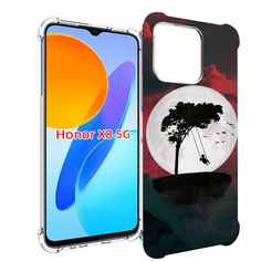 Чехол MyPads качели-над-пропастью для Honor X8 5G