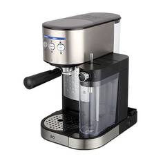 Рожковая кофеварка BQ CM9001 серебристая, черная