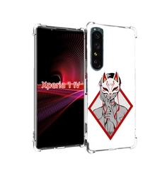 Чехол накладка MyPads девушка в маске япония для Sony Xperia 1 IV