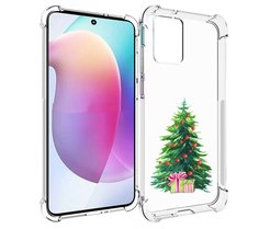 Чехол MyPads Елка новогодняя с подарками акварель для Motorola Edge 30 Neo
