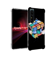 Чехол накладка MyPads Кубик-Рубика для Sony Xperia 1 IV
