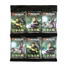 Набор 6 бустеров Magic the gathering Война искры на японском языке