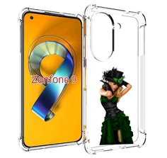 Чехол MyPads девушка-в-модном-длинном-платье женский для Asus Zenfone 9 (AI2202)