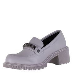 Лоферы женские COVANI MDS22-HCLM3-100-2 серые 39 RU