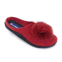 Тапочки женские Inblu P2-6X красные 39 RU