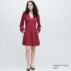 Платье женское UNIQLO 457254COL16 красное XL (доставка из-за рубежа)