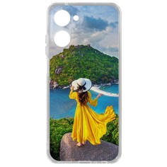 Чехол Платье летнее женское для Realme 10 4G Krutoff