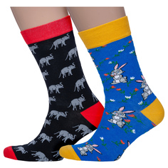 Комплект носков унисекс Hobby Line 2-80153 разноцветных one size