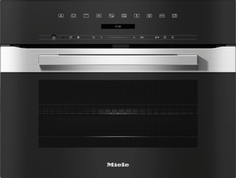 Встраиваемый электрический духовой шкаф Miele H7240BM EDST/CLST серебристый, черный