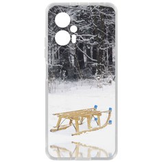 Чехол Санки для Poco X4 GT Krutoff