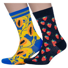 Комплект носков унисекс Hobby Line 2-80153 разноцветных one size