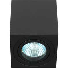 ЭРА Светильник настеннопотолочный спот OL22 BK MR16/GU10, черный, поворотный Б0054395 ERA