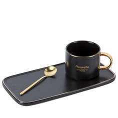 Чайная пара с ложкой Coffee set Nouvelle 200 мл 1060063-1
