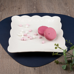 Блюдо сервировочное Маршмеллоу Nouvelle 25,5х25,5х3,5 см 530168