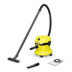 Хозяйственный пылесос KARCHER WD 2 PLUS 1.628-000 + 5 фильтров