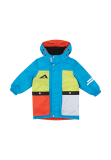 Куртка детская Oldos Лука AOSS23JK1T116, цвет синий_салатовый, размер 92