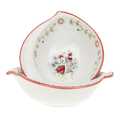 Набор салатников 2 шт Лукошко Best Home Porcelain 200 мл 600124