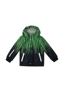 Куртка детская Oldos Томас ALSS23JK1T125, цвет зеленый_черный, размер 134