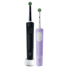 Электрическая зубная щетка Oral-B Vitality Pro Duo фиолетовая, черная