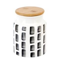 Банка для сыпучих продуктов с крышкой Nouvelle Bianco & Nero 900 мл 2631100