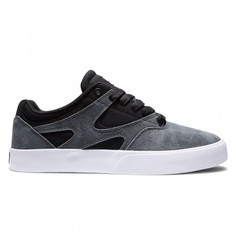 Кожаные кеды Kalis Vulc Grey/Black/Grey DC Shoes