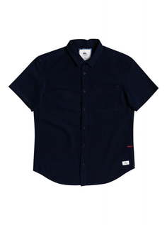 Мужская Рубашка С Коротким рукавом Quiksilver Time Box Navy Blazer
