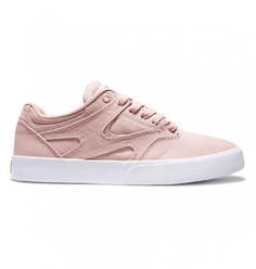 Кожаные кеды Kalis Vulc Pink/White DC Shoes