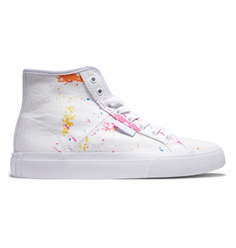 Высокие Кеды кроссовки Dc Manual White/Splatter