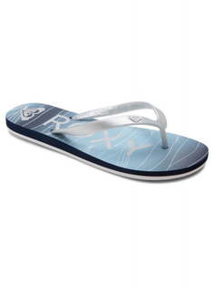 Женские Сланцы Roxy Tahiti Navy/Blue/White