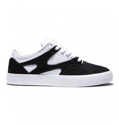 Кожаные кеды Kalis Vulc White/Black/Black DC Shoes